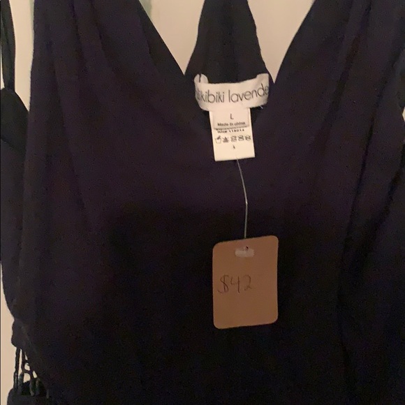 Blue halter dress from Nikibiki Lavender. - Picture 4 of 5